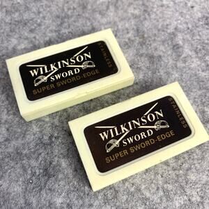 Wilkinson Sword Super Sword Double Edge Razor Blades, Made in England, Vintage